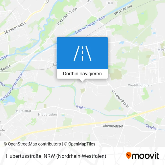 Hubertusstraße Karte