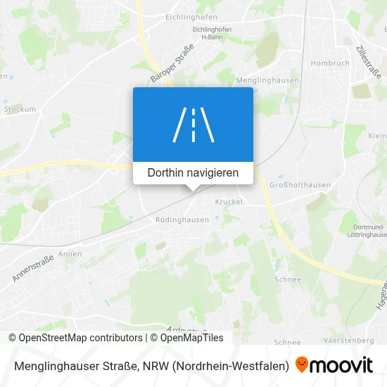 Menglinghauser Straße Karte