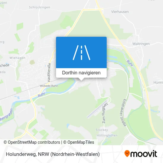 Holunderweg Karte
