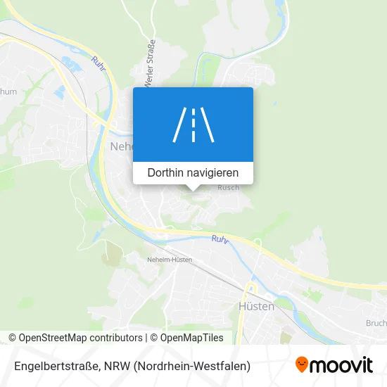 Engelbertstraße Karte