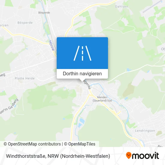 Windthorststraße Karte
