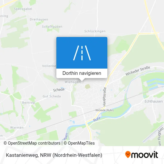 Kastanienweg Karte