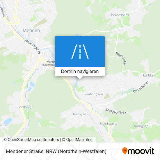 Mendener Straße Karte