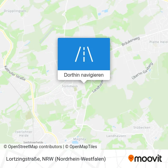 Lortzingstraße Karte