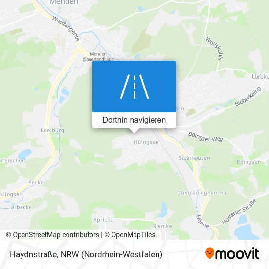 Haydnstraße Karte