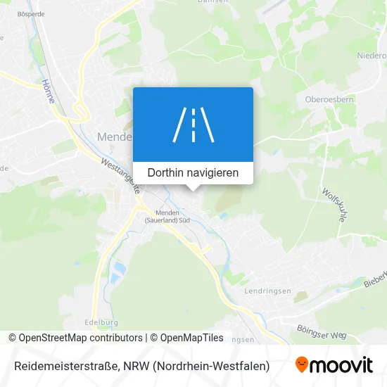 Reidemeisterstraße Karte