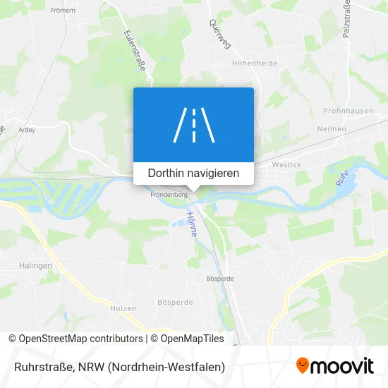 Ruhrstraße Karte