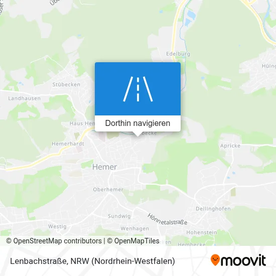 Lenbachstraße Karte