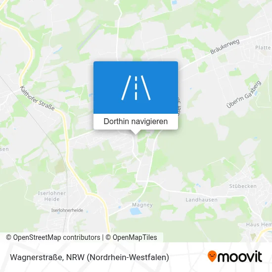 Wagnerstraße Karte