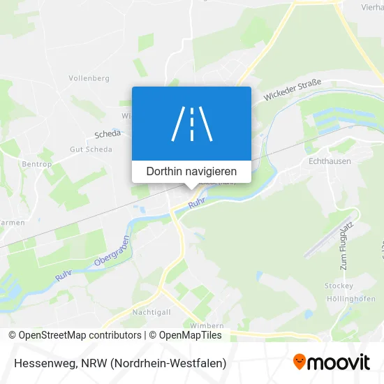 Hessenweg Karte