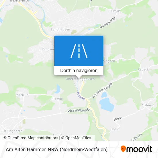 Am Alten Hammer Karte