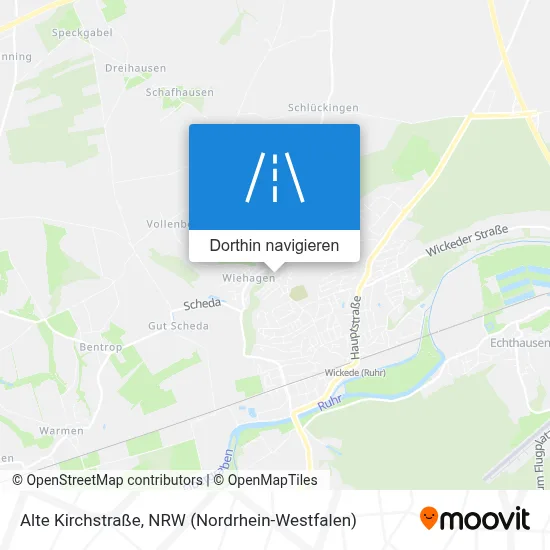 Alte Kirchstraße Karte