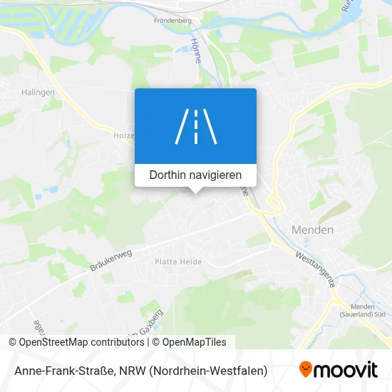 Anne-Frank-Straße Karte