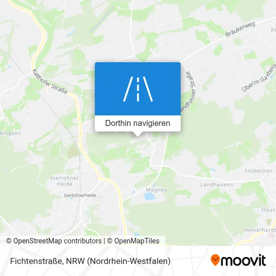 Fichtenstraße Karte
