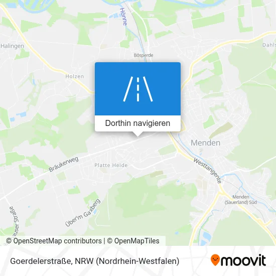 Goerdelerstraße Karte