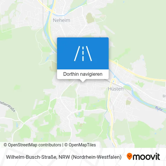 Wilhelm-Busch-Straße Karte