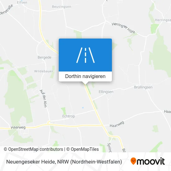 Neuengeseker Heide Karte