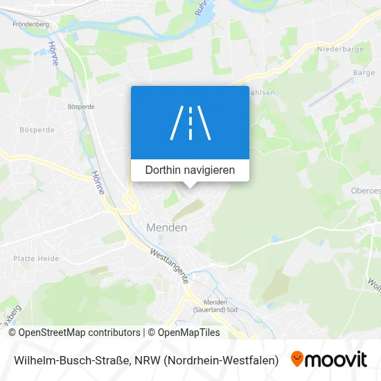 Wilhelm-Busch-Straße Karte