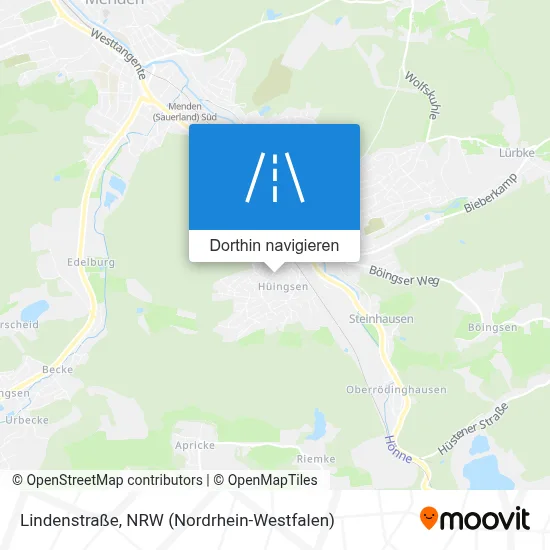 Lindenstraße Karte