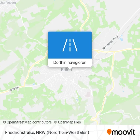 Friedrichstraße Karte