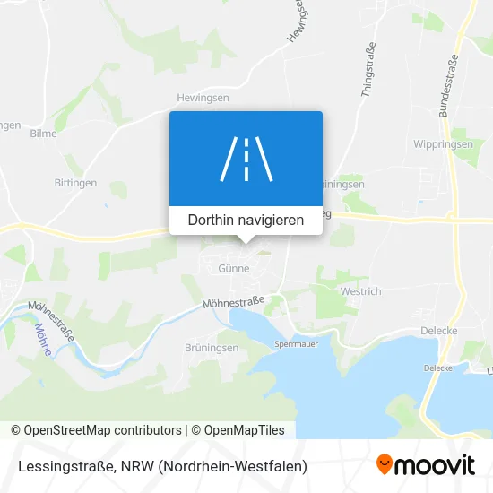 Lessingstraße Karte