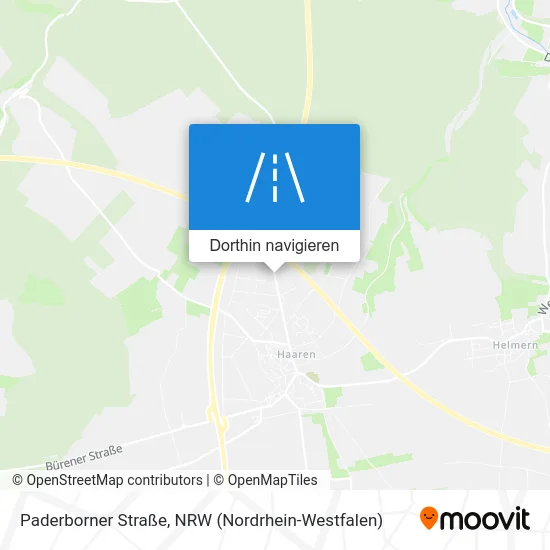 Paderborner Straße Karte