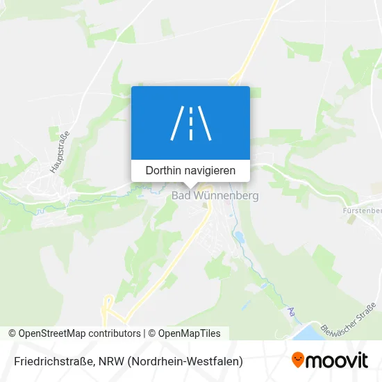 Friedrichstraße Karte
