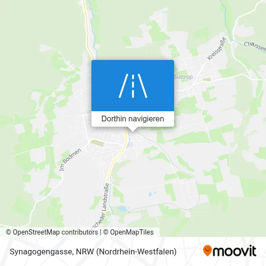 Synagogengasse Karte