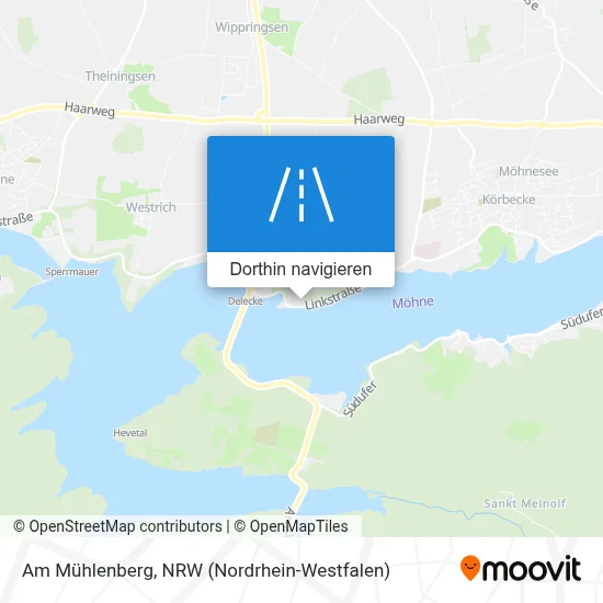 Am Mühlenberg Karte