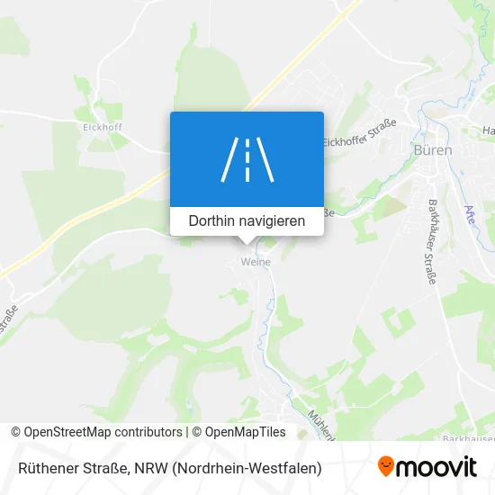 Rüthener Straße Karte