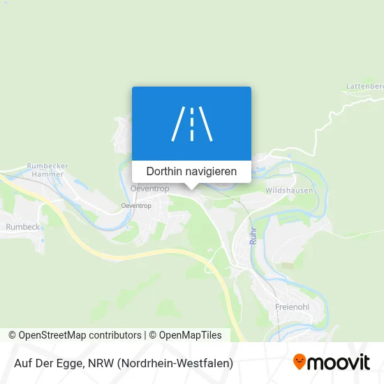 Auf Der Egge Karte