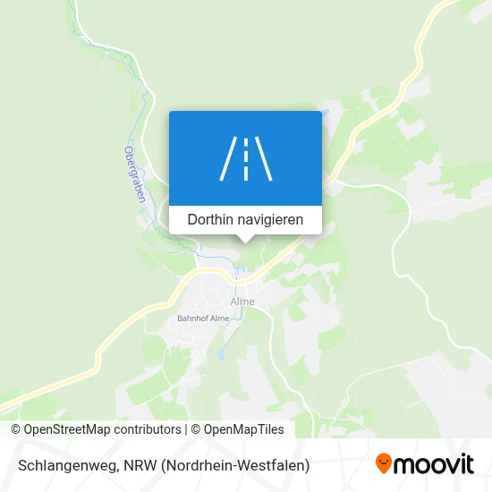 Schlangenweg Karte