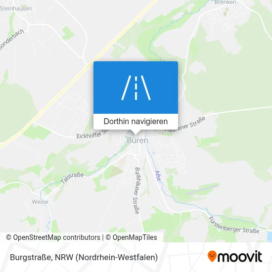 Burgstraße Karte