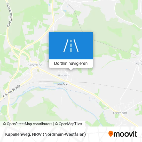 Kapellenweg Karte