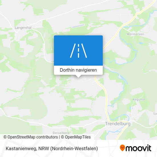 Kastanienweg Karte