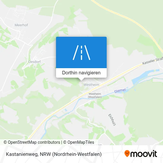 Kastanienweg Karte