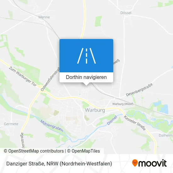 Danziger Straße Karte