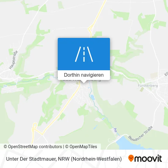 Unter Der Stadtmauer Karte