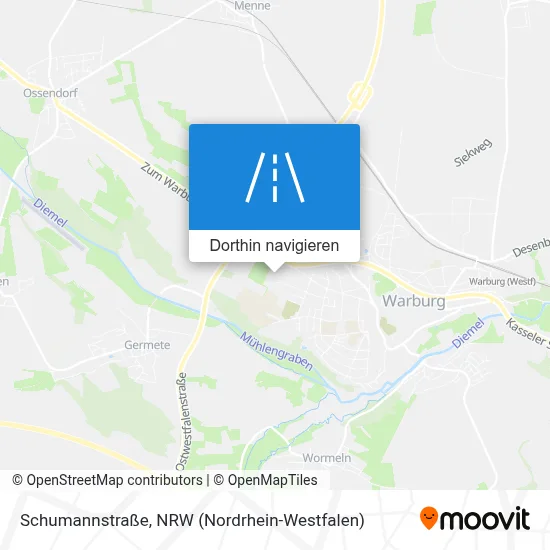 Schumannstraße Karte