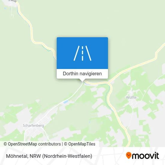 Möhnetal Karte