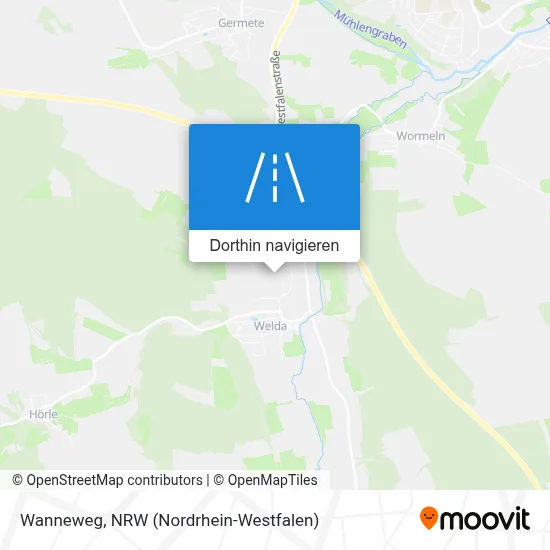 Wanneweg Karte