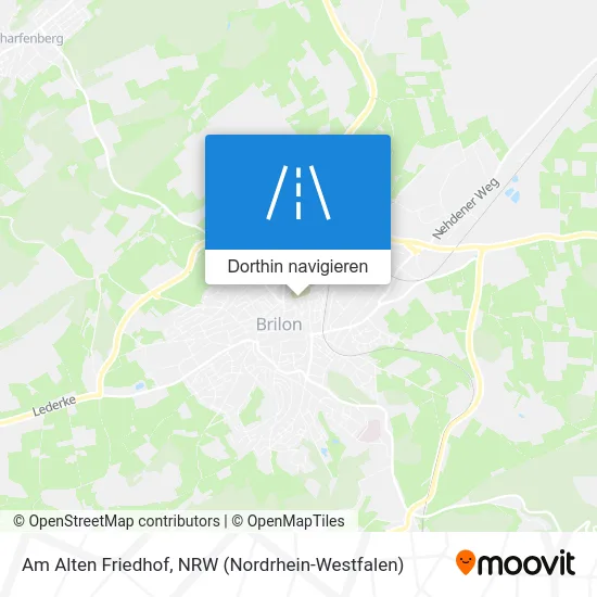 Am Alten Friedhof Karte