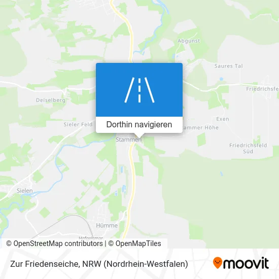 Zur Friedenseiche Karte