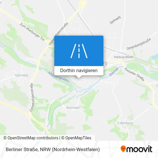 Berliner Straße Karte