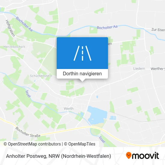 Anholter Postweg Karte