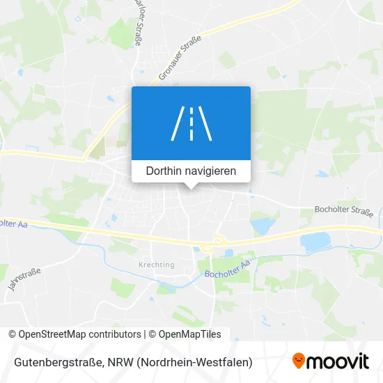 Gutenbergstraße Karte