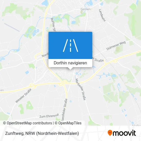 Zunftweg Karte