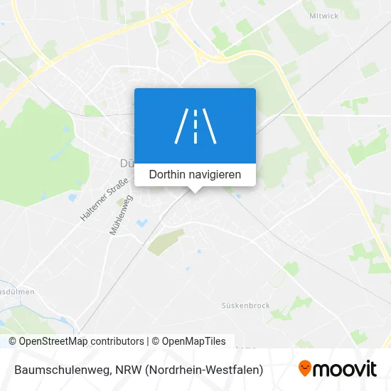 Baumschulenweg Karte