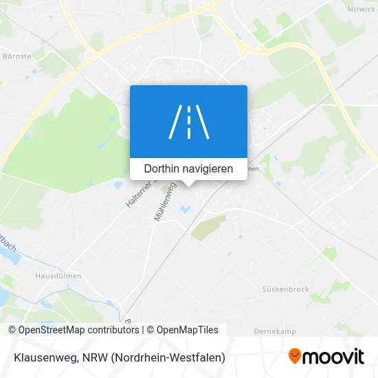Klausenweg Karte