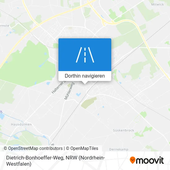 Dietrich-Bonhoeffer-Weg Karte